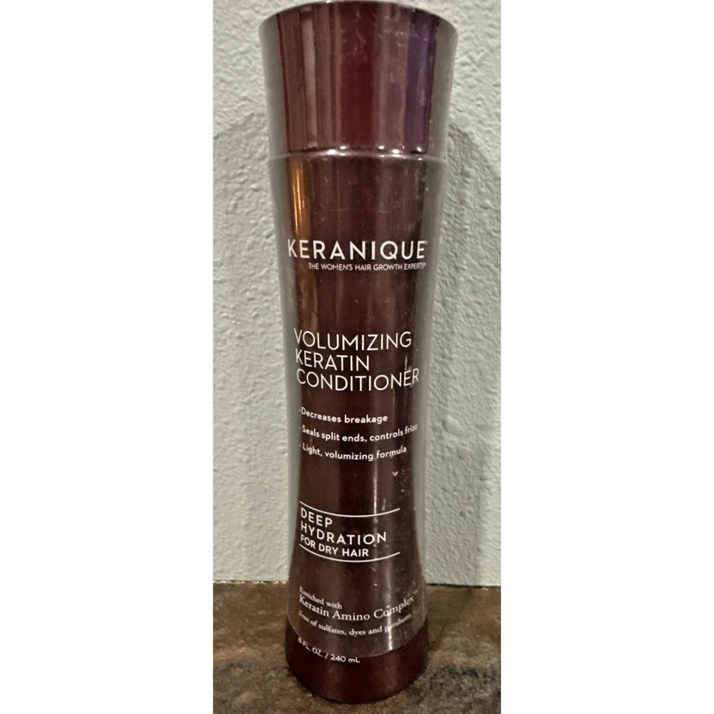 KERANIQUE VOLUMIZING KERATIN CONDITIONER 8 OZ. - NEW SEALED